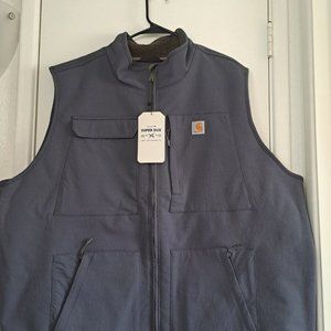 Carhartt Men's- Super Dux- Sherpa lined Vest-Color Blue-Size 3XL